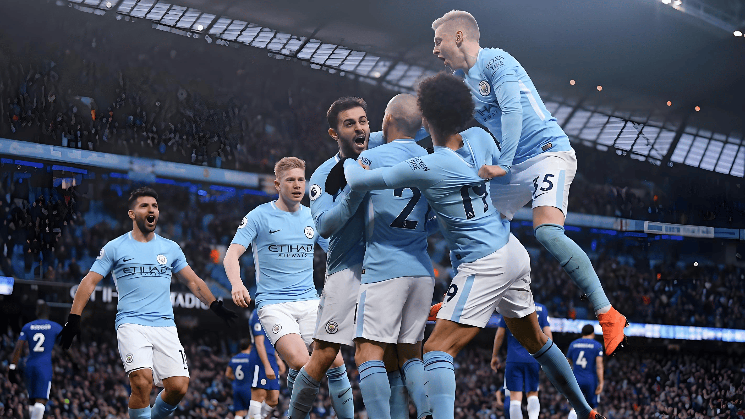 曼城客场大胜对手，继续高歌猛进